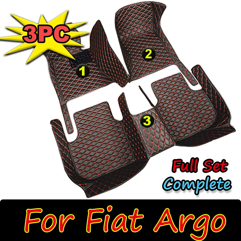 

Car Floor Mats For Fiat Argo 2018-2021 Auto DropShipping Center Auto Interior Accessories Leather Carpets Rugs Foot Pads