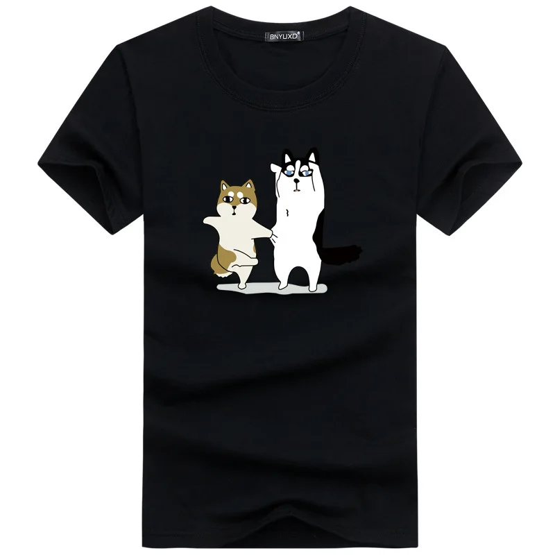 

Футболка мужская с креативным дизайном, хлопок, короткий рукав, принт крестиком, брендовая тенниска, лето 4800