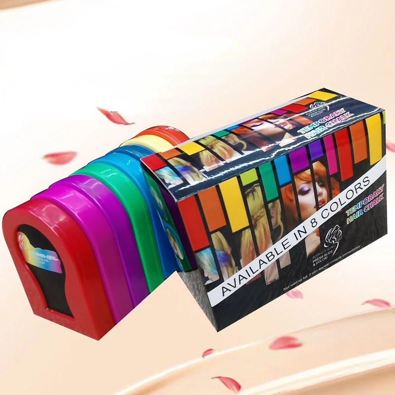 S Hair Color Chalk Powder Temporary Hair Spray Diy Women Pastels Salon Beauty Hair Dye Brush Colorful Paint Styling