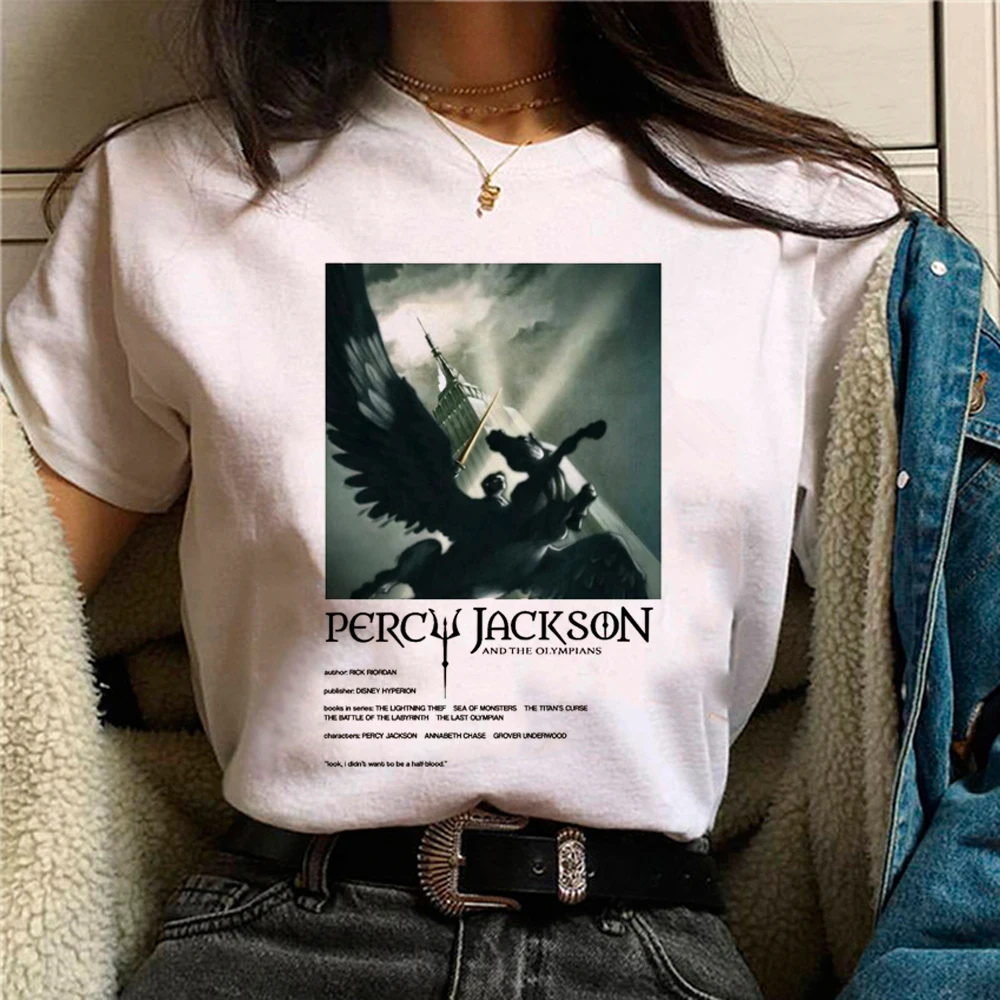 Женская комиксная футболка Percy Jackson женская одежда из аниме