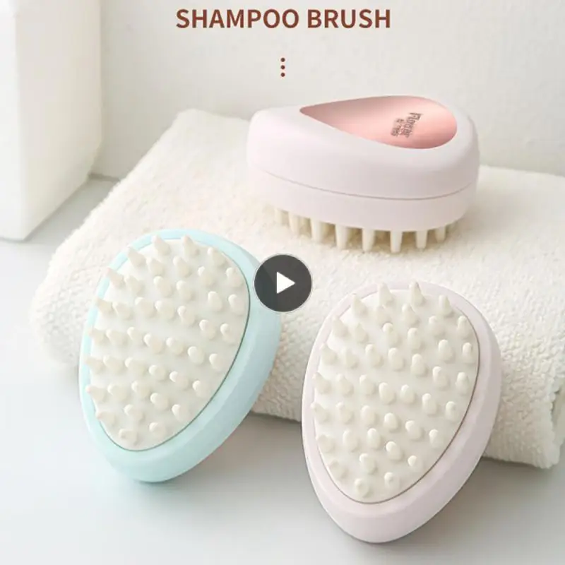 

Head Body Scalp Massage Hair Shower Brush Comb Silicone Comb Grasper Soft Handheld Shampoo Brush Hair Care Adult Male And Female