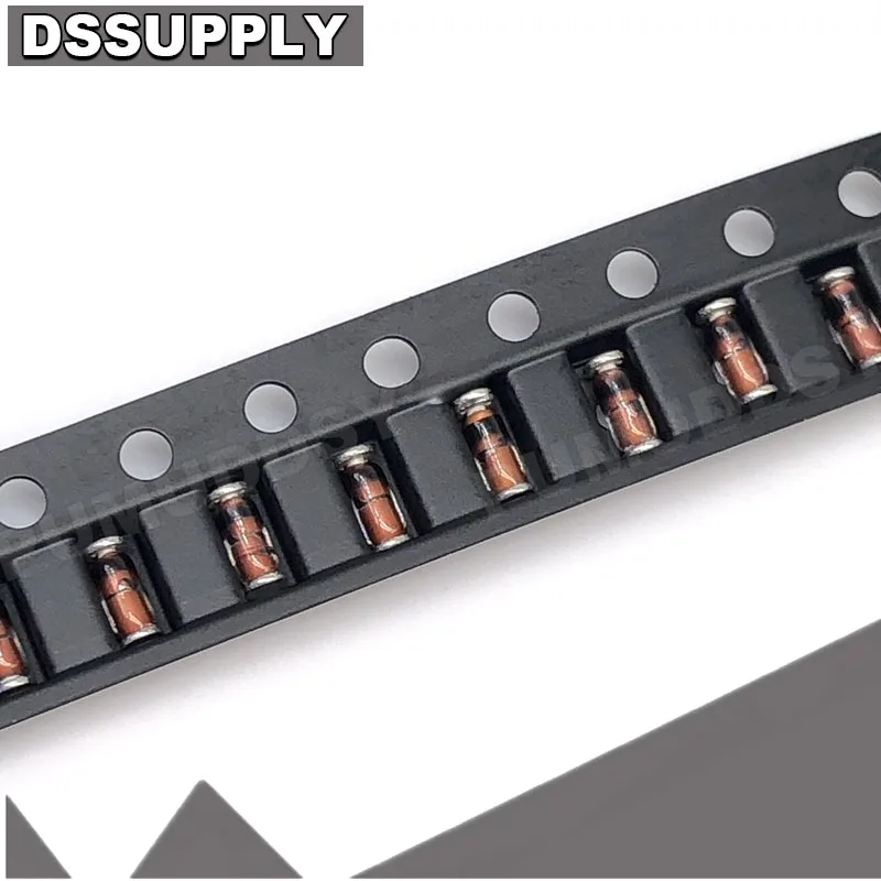 100 шт., 1 Вт Диод Зенера ZMM5V1 ZMM3V0 3V3 3V9 4V7 5V1 7V5 8V2 10V 12V 15V 16V 18V 20V 24V LL41 3,3 V 3V3 33V 43V 47V 15V диод SMD