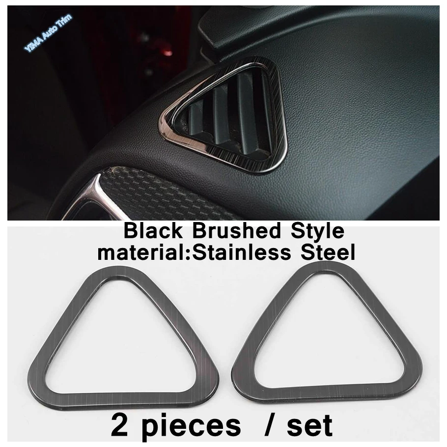 

Для Chevrolet Equinox 2017-2022 из нержавеющей стали, автоматический переключатель фар с блестками, вентиляционная крышка для кондиционера, аксессуары для отделки