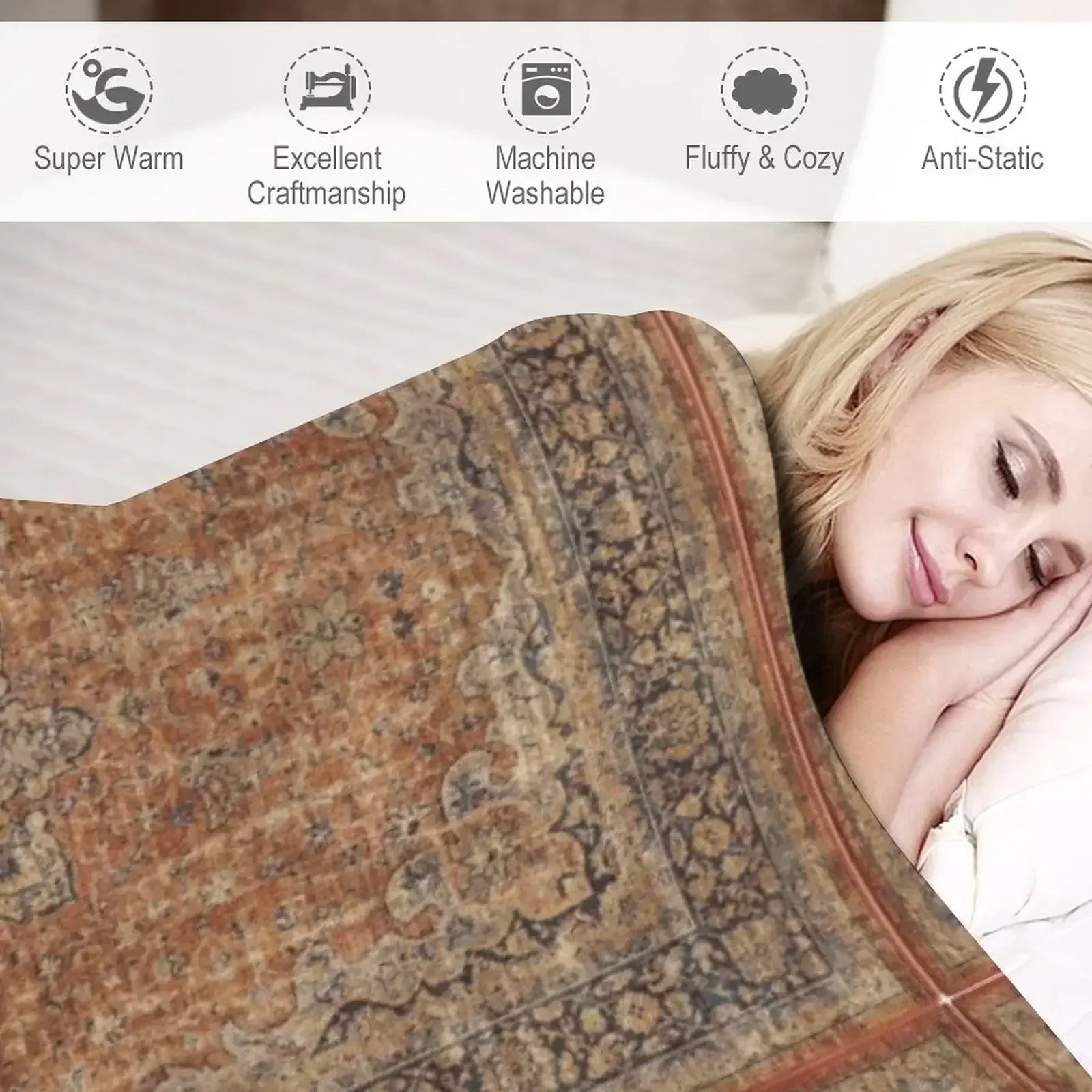 Антикварный ковер Orian одеяло мягкие одеяла для кроватей диванов