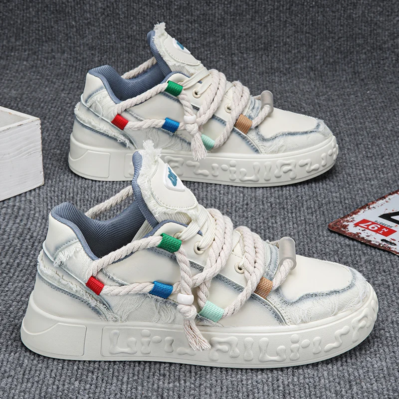 

CYYTL Mens Shoes Sneakers Casual Platform Leather Skateboard Outdoor Sport Fashion Designer Luxury Tennis Trainers Loafers Flat