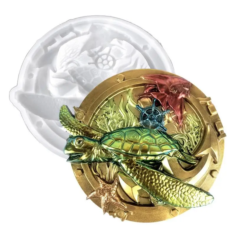 

Turtle Mold Ocean Animal Silicone Molds Epoxy Casting Mould For Wall Hang Door Decoration Cabinets Gifts Home Office Craft Art