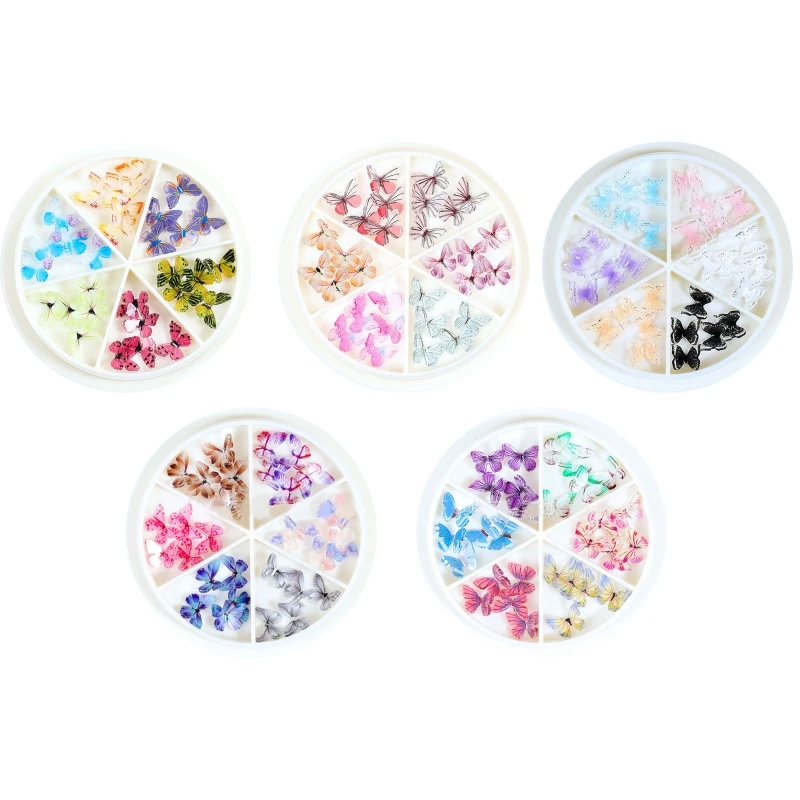 

30 шт., 3D акриловые бабочки для детской комнаты