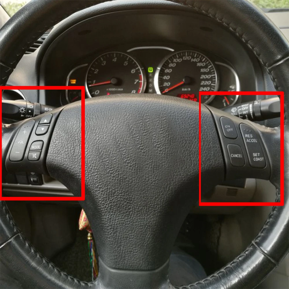 

Car steering wheel multimedia audio volume control switch button For Mazda 3 Mazda 5 Mazda 6GG G22C-66-4M0A GJ6A-66-4M0A