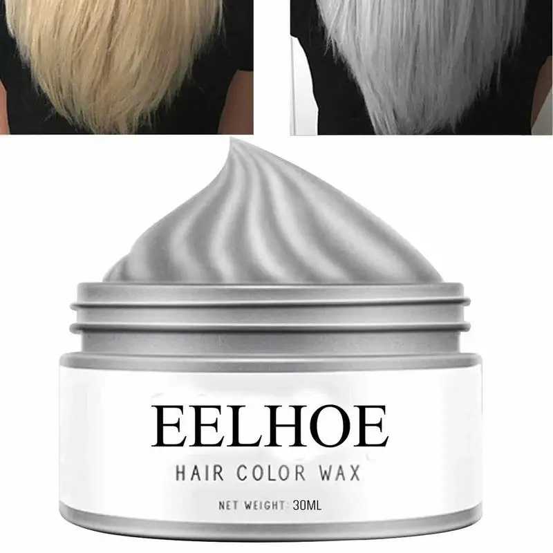 Wax Men Diy Mud One-time Molding Paste Dye Cream Hair Mud For Hair Coloring Styling
