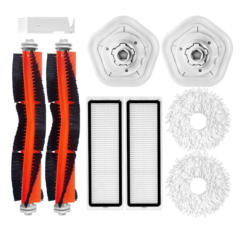 

Main Brush Side Brush Filter And Mop Cloth Replacement Accessories For Xiaomi Dreame Bot W10 Robotic Vacuum Cleaner
