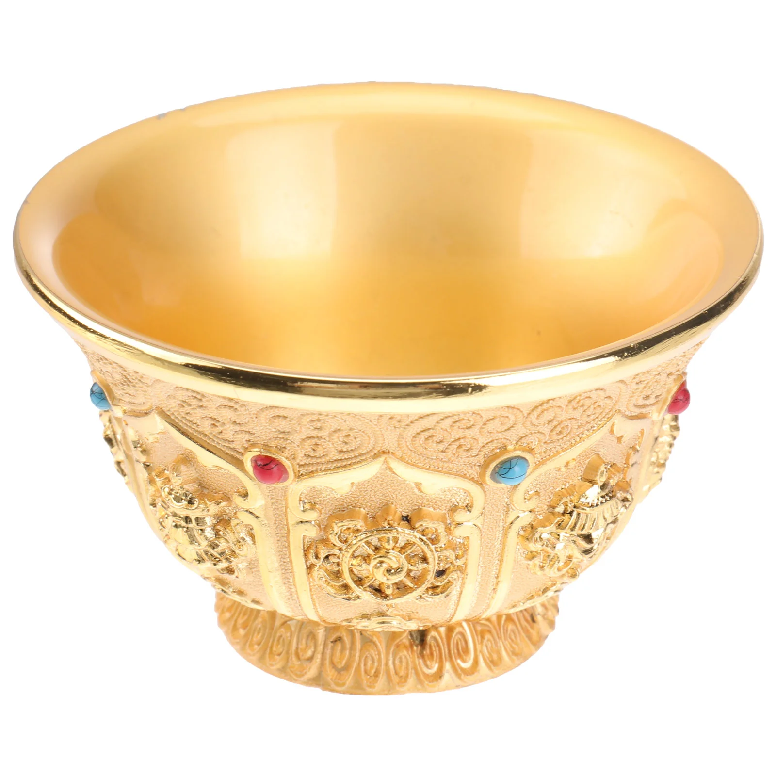 

Предлагая алтарную чашу, товары для медитации, тибетские чаши, ритуальная чаша, лампа, аксессуары для масла, горящий Вокан, инструмент, альте...