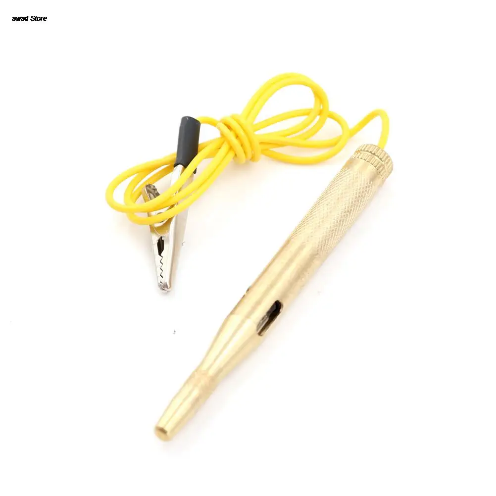 

Diagnostic Tool DC 6V 12V 24V Copper Car Light Circuit Tester Lamp Voltage Test Pen Detector Probe Light System Test Probe Lamp