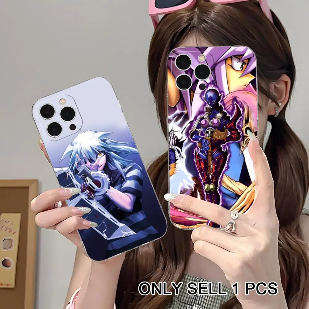 Фото Чехол для телефона Yugioh Yami Bakura для iPhone 17 16 15 14 13 12 11 X XR XS Air Pro Max Plus Mini, мягкий прозрачный чехол из ТПУ №3