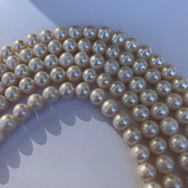 Женское ожерелье из натурального пресноводного жемчуга 8-9 мм Ni Same Style Fever