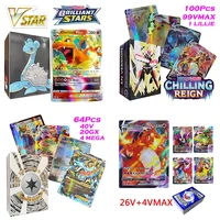 takara tomy pokemon v cards vmax english shining trading collectible game card booster box best selling childrens birthday gift