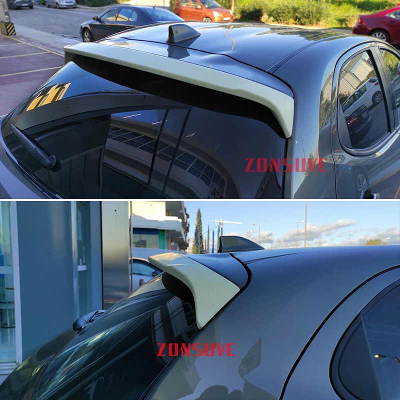 

Подходит для хэтчбека Toyota Yaris Mk4 на 2020-2022 год, комплект кузова спойлера на крышу, аксессуары для заднего крыла