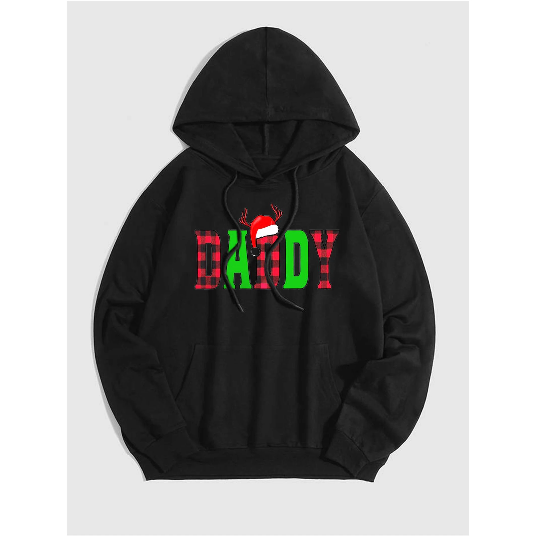 

Rheaclot Daddy Letter Printing Men's Casual Hoodie