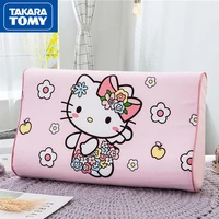 takara tomy cotton cartoon childrens latex pillowcase home cute hello kitty printing supple home girl memory pillowcase