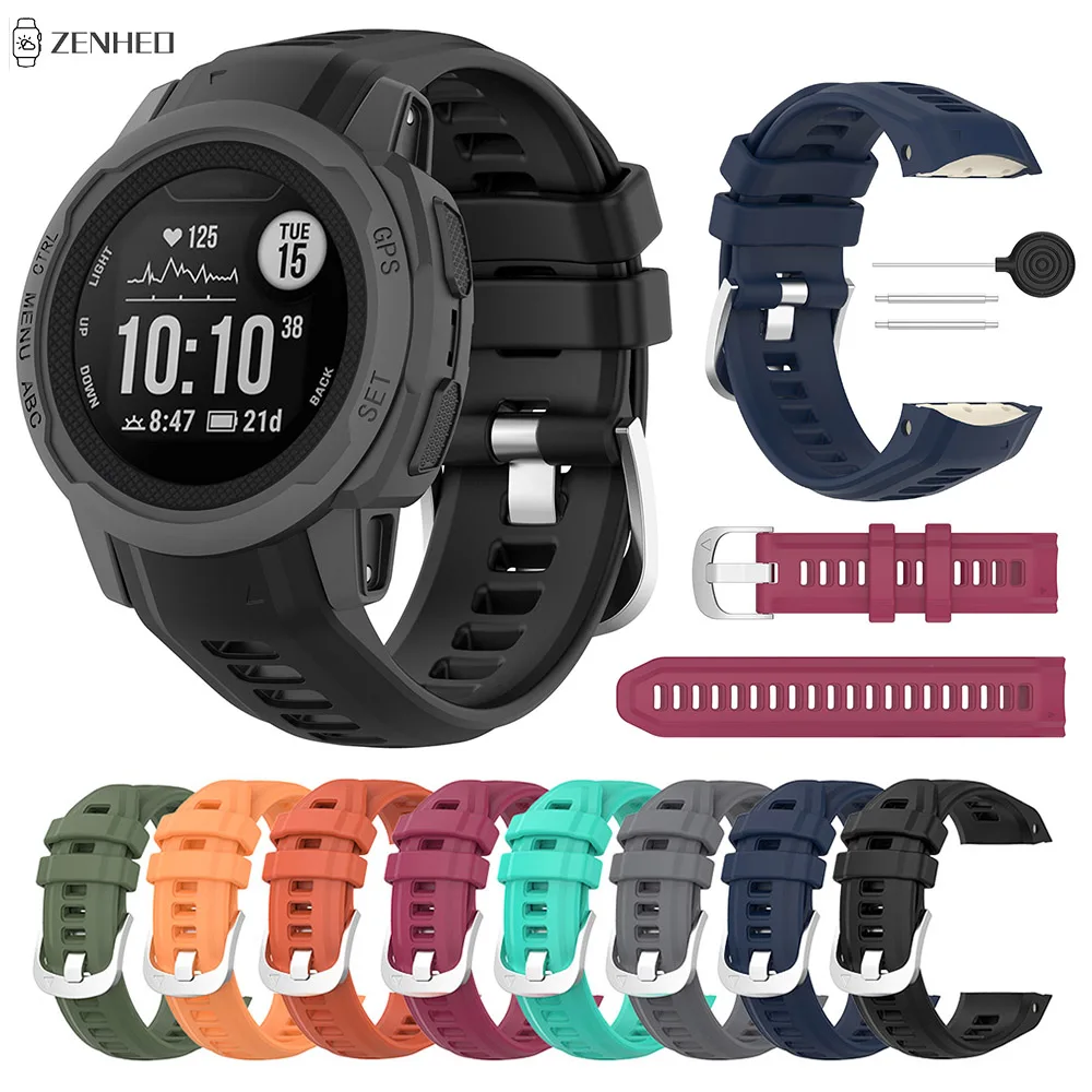 

Силиконовый ремешок для смарт-часов Garmin Instinct 2S