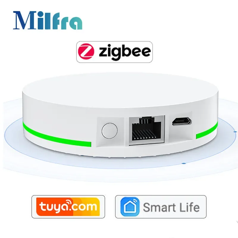 

Проводной шлюз Zigbee 3,0 для умного дома, хаб с дистанционным управлением через приложение, работает с Alexa Home
