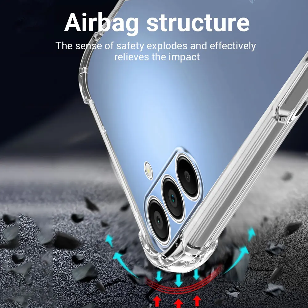 Противоударный чехол с подушкой безопасности для Samsung A24 A245F телефона Galaxy A34 A346E