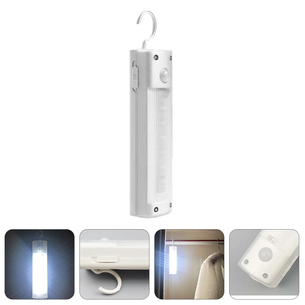 

LED Closet Light, Wireless Motion Cabinet Light with Hook Operated Haning Night Light for, Wardrobe, Stairway, Cupboard, Shelf