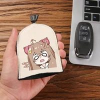 2022 fashion cute cartoon printing women girl students car electric door key wallet case keychain pouches housekeeper covers