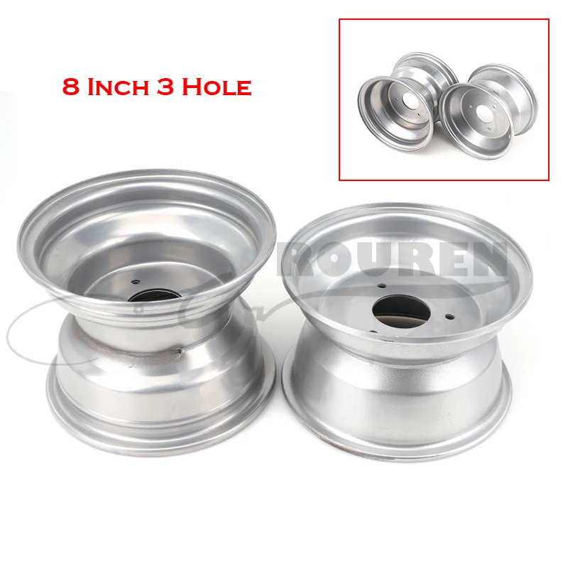 

8 Inch 3 Hole Wheel Hub Atv Accessories 19x7-8 Tire 18x9.50-8 Inch Tire For Beach Wheel Motorcycle 125cc 110cc 150cc Parts