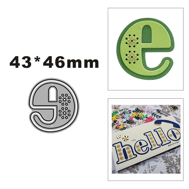 

Новинка E-образная внутренняя форма металлическая высечка шаблон для скрапбукинга вырезание карты фотоальбом для рукоделия