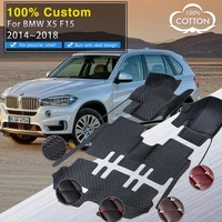 car mats for bmw x5 f15 mk3 20142018 7 seat luxury leather floor mat covers auto carpet rug interior parts car accessories 2015