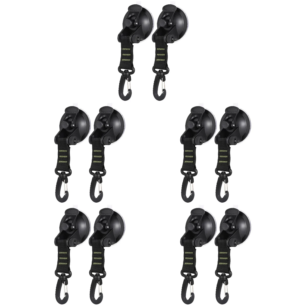 

10 pcs Bathroom Hook Multi-purpose Hook Window Suction Hanger Towel Hook