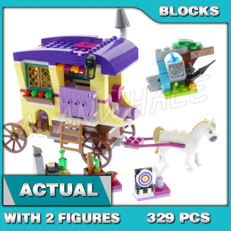 329 шт. караван принцессы друзей Рапунцель лесная походная плита 11057 строительные