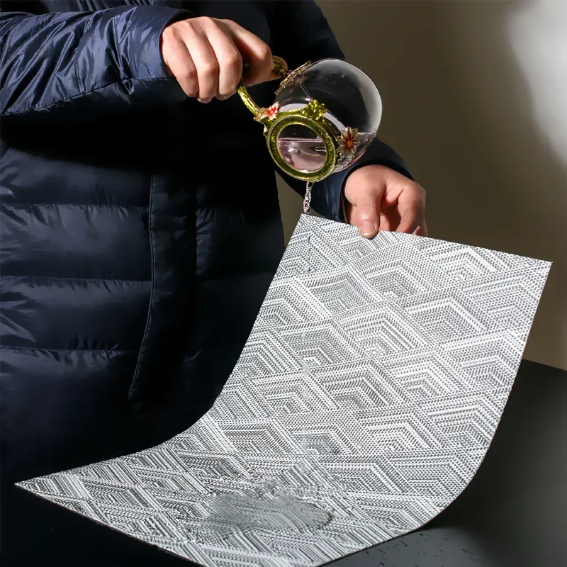 6/4 шт. волнистый 3D сетчатый коврик для столовых приборов европейский ПВХ Teslin