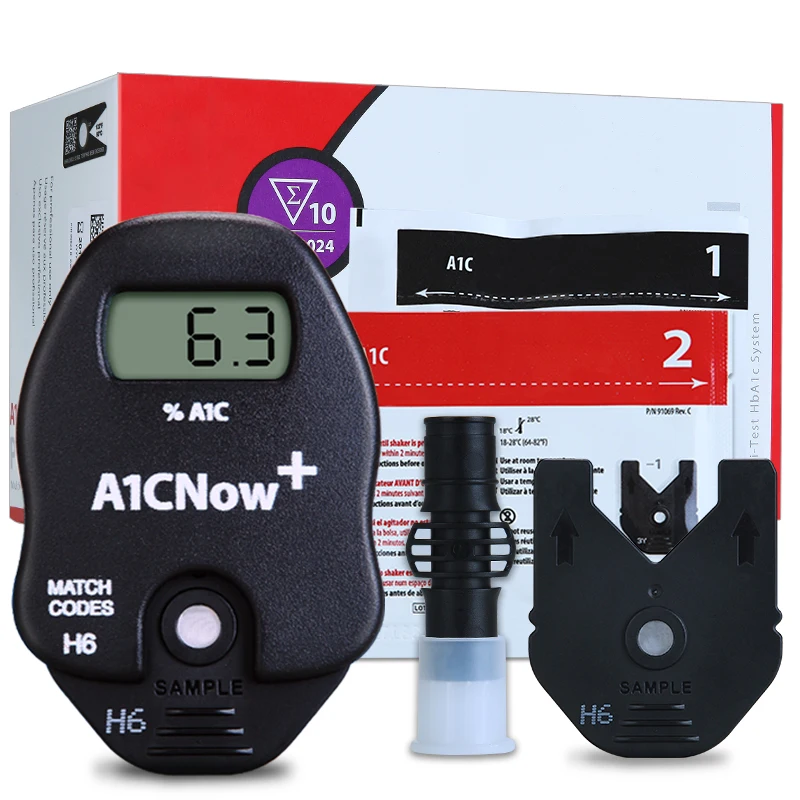 Фото PTS Diagnostics HbA1c Now+ System Профессиональный комплект для домашнего тестирования диабетиков Монитор уровня глюкозы в крови EXP: Последние варианты продукта №1