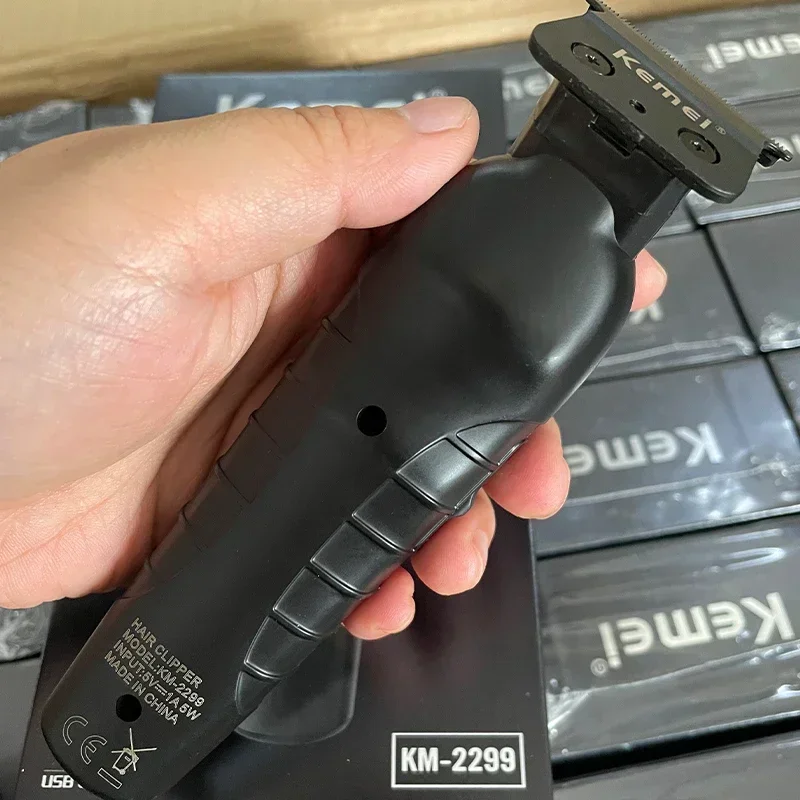 Мужская машинка для стрижки волос от Kemei профессиональная электрическая