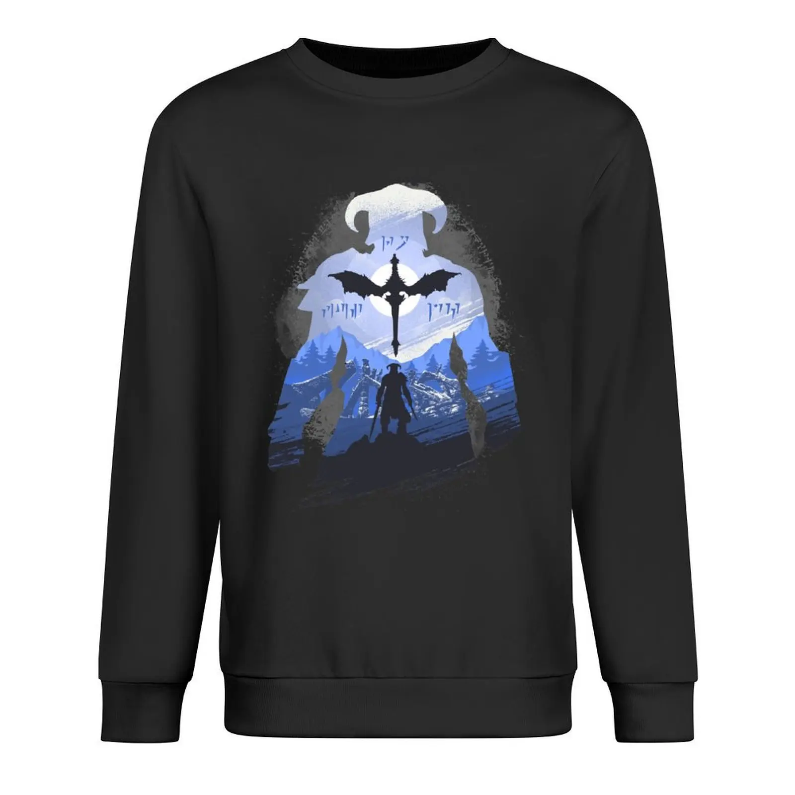 Свитшот The Last Dragonborn мужской комплект свитшот новинка толстовки и свитшоты