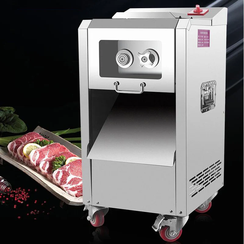 

PBOBP Electric Slicer Meat Cutter Multi-function Commercial Stainless Steel Vegetable Cutter Shredding Machine