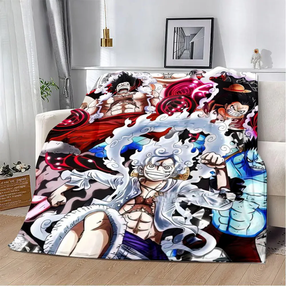 Популярное одеяло с принтом аниме одеяла для пикника теплое мягкое и удобное