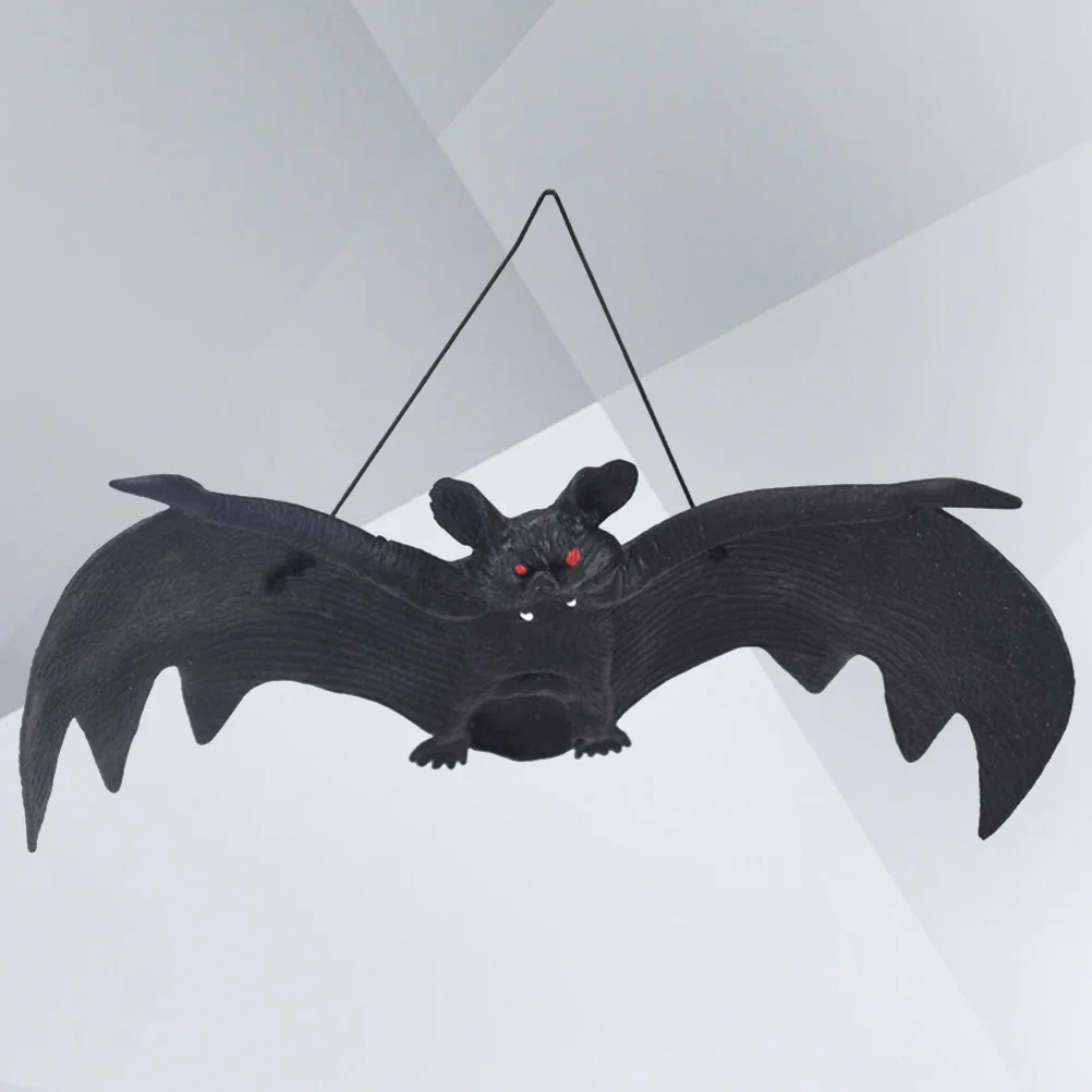 

3 Rubber Tricky Props Sign Prop Bat Bats Decoration Bat Decor