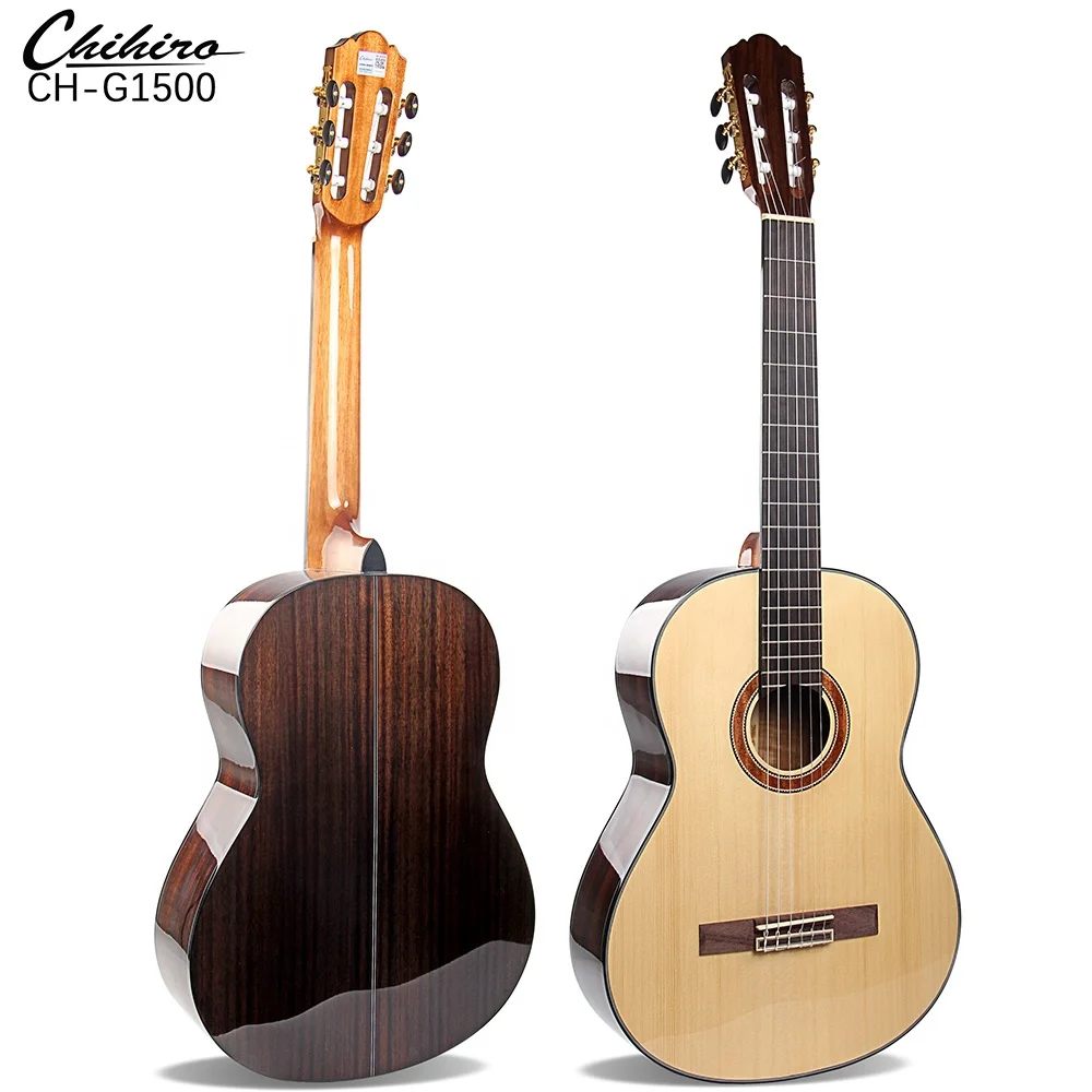 

CH-G1500 Hot Sale Wholesale Price Top Poplar Cutaway Chihiro Classical Guitar