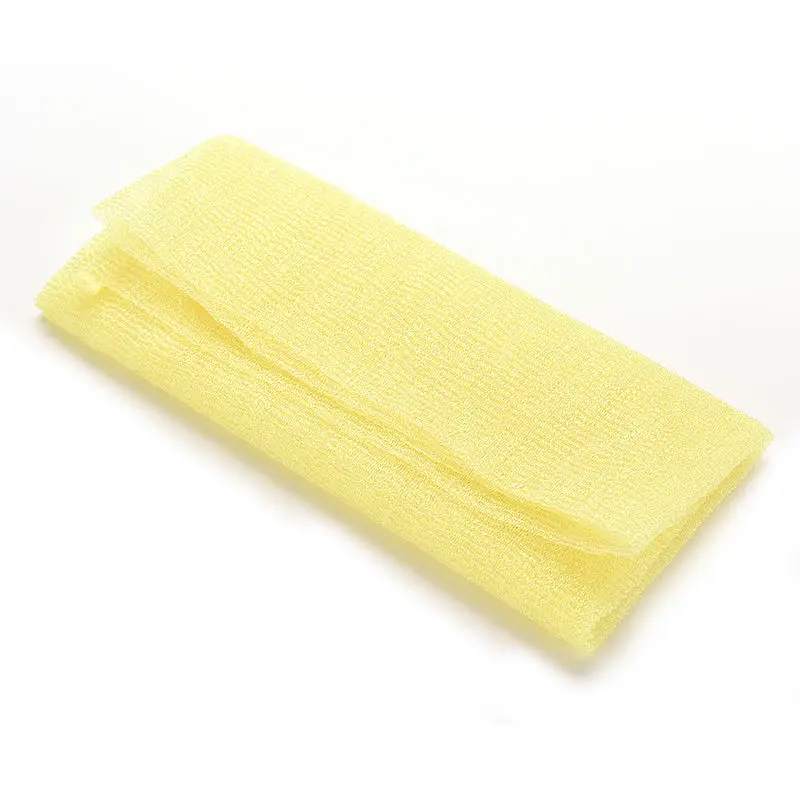 

1PCS Nylon Japanese Exfoliating Beauty Skin Bath Shower Wash Cloth Towel Back Scrub 3 Colors Towel Sponges & Scrubbers