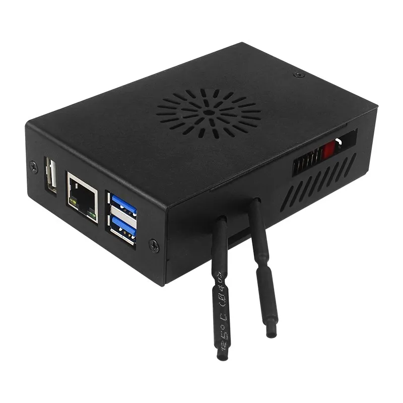 Оранжевый Pi 5B металлический телефон из алюминиевого сплава активная и пассивная