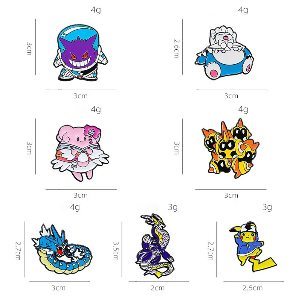 Брошь в виде покемона Пикачу