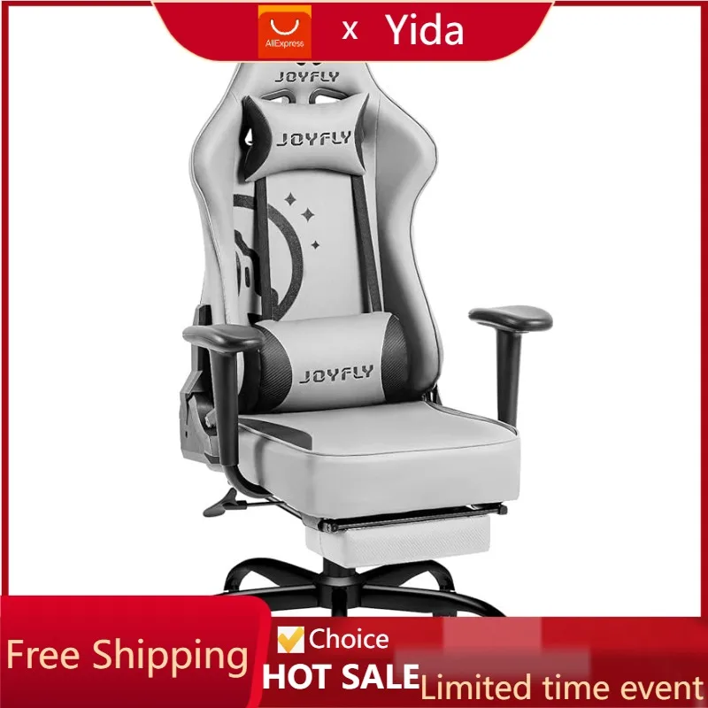 

Игровой стул, эргономичное игровое кресло с подставкой для ног, игровые стулья с высокой спинкой для взрослых В гоночном стиле