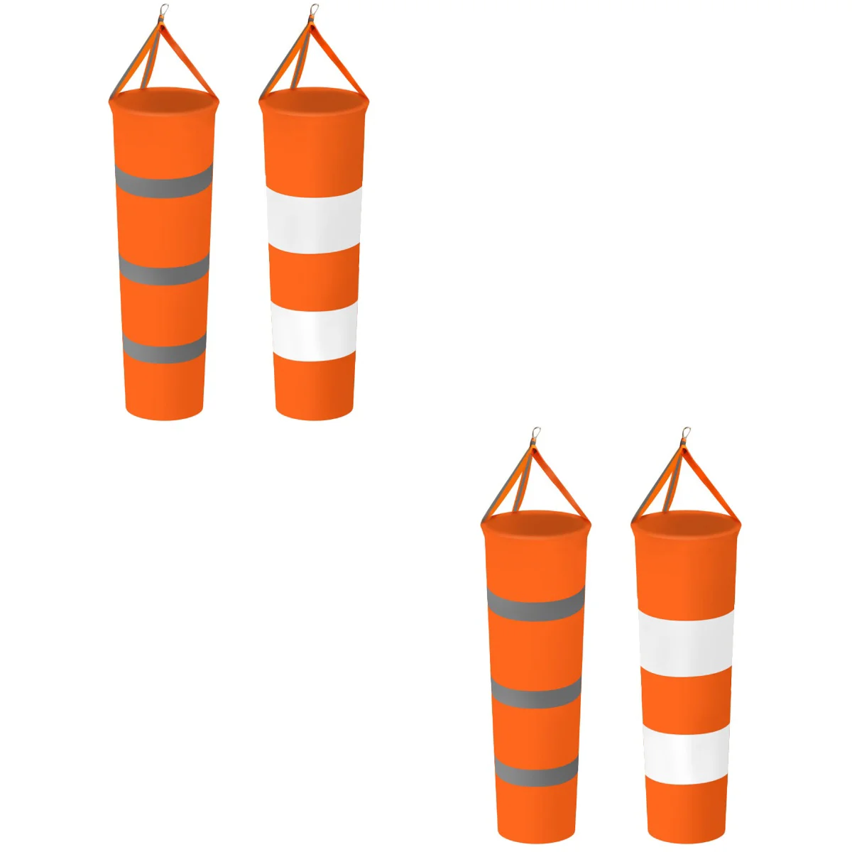 

4 pcs Outdoor Flags Wind Direction Flags Wind Sculptures Airplane Windsock Airport Windsocks Outdoor Wind Direction Windsock