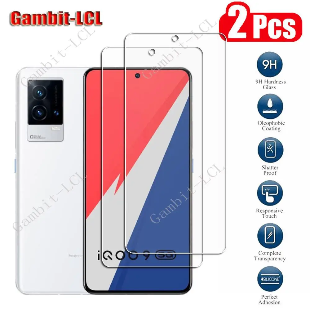 

9H HD Original Protection Tempered Glass For Vivo iQOO 9 Global 6.56" iQOO9 Screen Protective Protector Cover Film