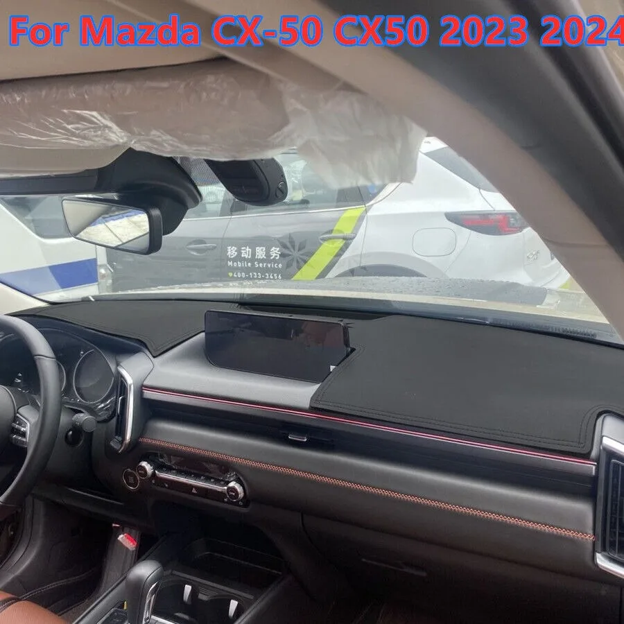 Кожаный защитный коврик для приборной панели автомобиля Mazda CX-50 CX50 2023 2024
