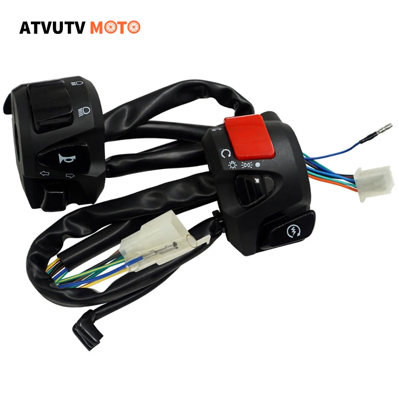 Рулевой переключатель Руля Мотоцикла клаксон сигнал поворота фара