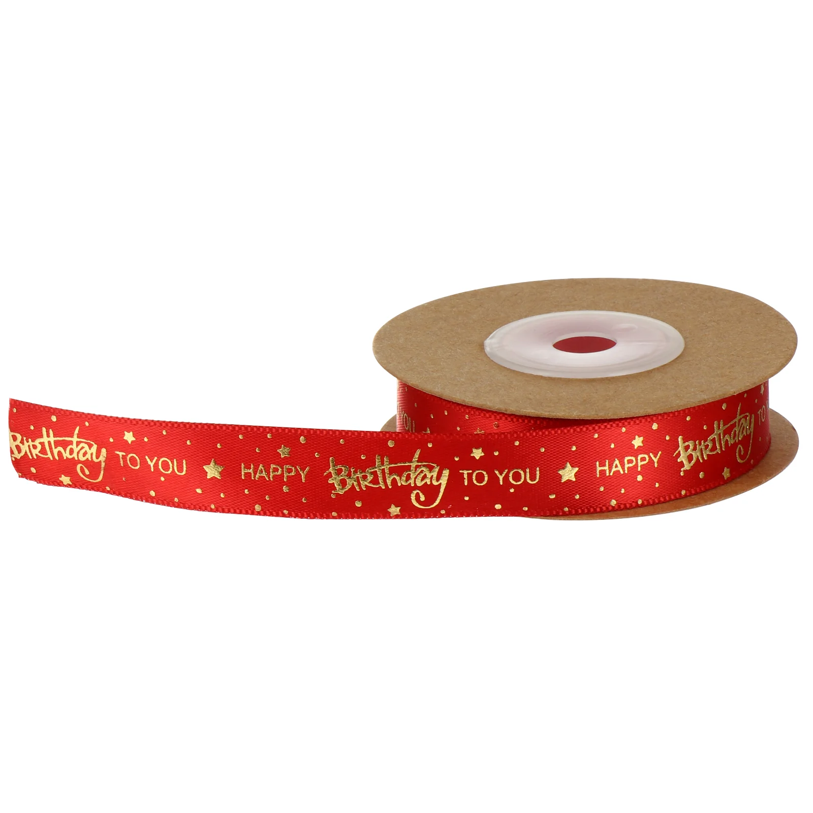 

Ribbon Birthday Gift Happy Wrapping Ribbons Decoration Gold Craft Wide Party Decorating Cake Pattern Diy Decorative Printed