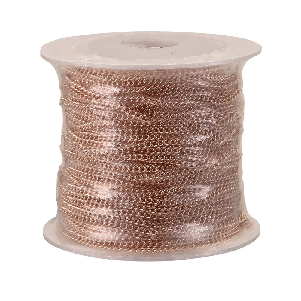 

Chain Necklace Link Silver Choker Roll Making Jewelry Diy Curb Clay Polymer Chains Cable Plated Craft Sterling Twisted